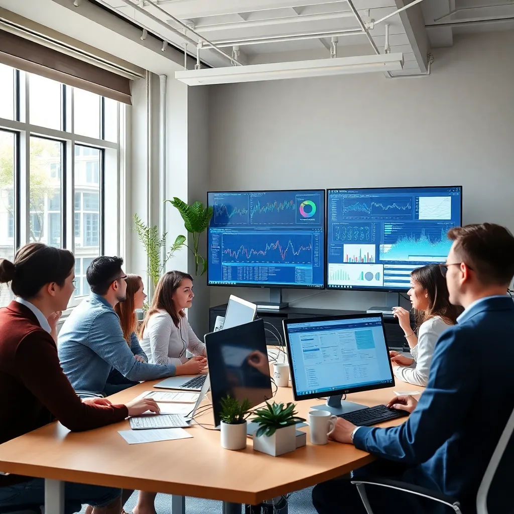 Een persoon die verschillende data analyse cursussen bekijkt op een tablet