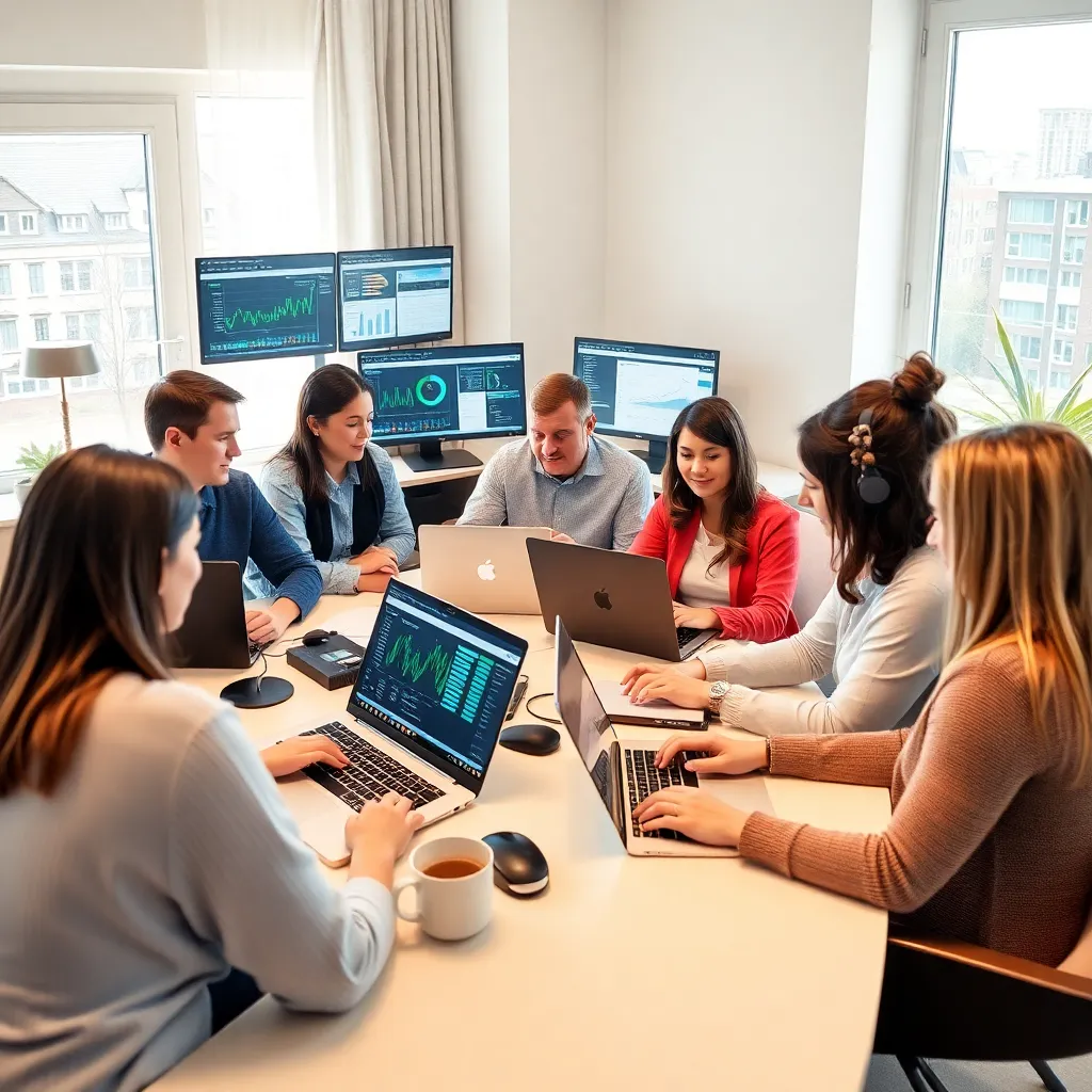 Professional die Python code schrijft voor data analyse projecten