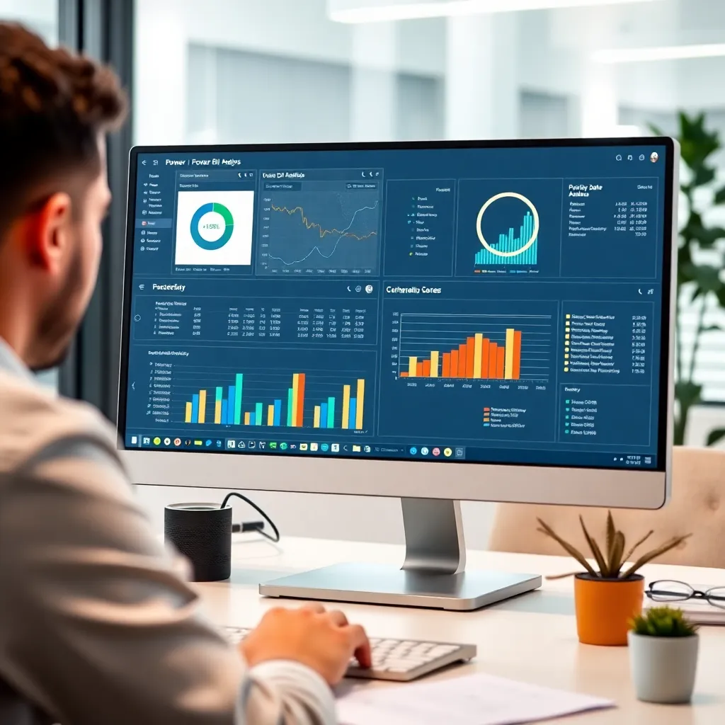 Studenten volgen online data analyse lessen op hun laptops